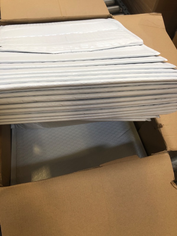 Photo 3 of SALES4LESS #6 Poly Bubble Mailers 12.5x19 Inches Shipping Padded Envelopes Self Seal Waterproof Cushioned Mailer 50 Pack, White (PBMVR_12.5X19-50) ?#6 12.5X19