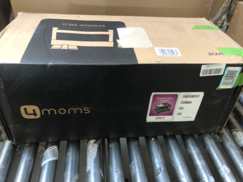 Photo 1 of 4moms Breeze Plus Portable Playard with Removable Bassinet and Baby Changing Station, Easy One-Handed Setup, from The Makers of The mamaRoo