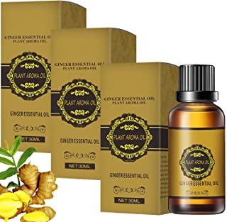 Photo 1 of (30ML X 3PCS)Big Bottle Ginger Essential Oil,,Belly Drainage Ginger Oil, Belly 