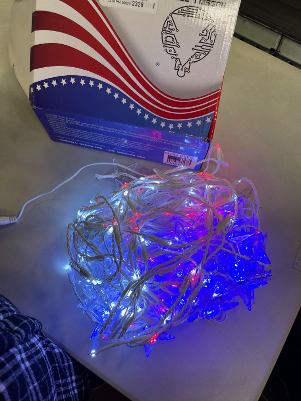 Photo 1 of 4TH OF JULY STRING LIGHTS