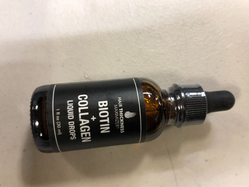 Photo 2 of Liquid Collagen for Women & Men with Biotin. Advanced 2-in-1 Combo Liquid Supplement with Bovine Collagen Peptides + Biotin for Hair Growth, Skin, Nails, Joints. Liquid Vitamins, Sublingual Drops