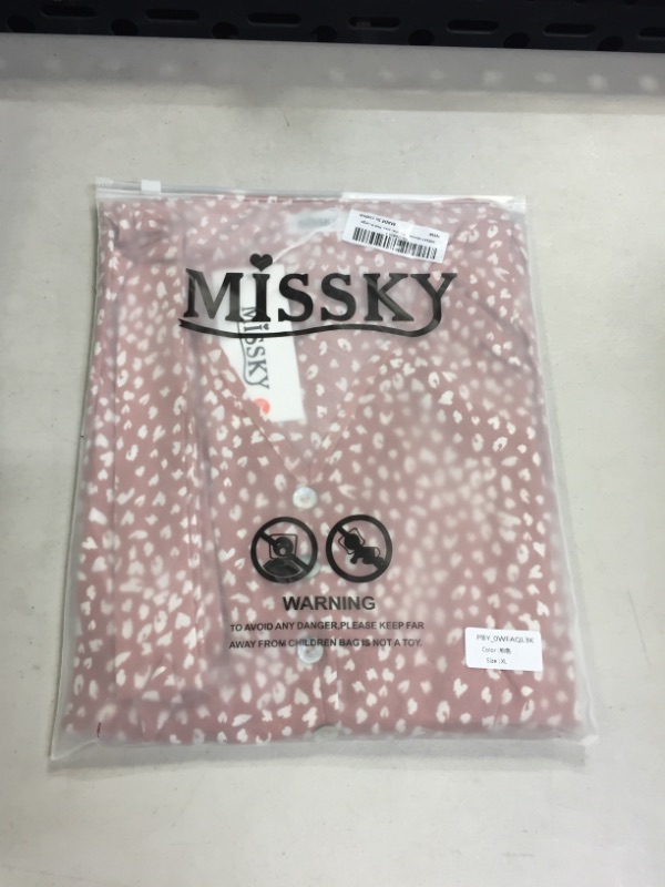 Photo 2 of MISSKY Women's Boho Floral Side Split Dress Flutter Sleeve V Neck Elastic Waist Summer Maxi Dresses with Belt SIZE XL
