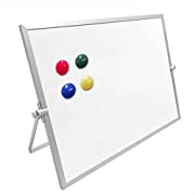 Photo 1 of XIAOSHI 15.7x12 inch/ 40x30cm 360 Degree Reversible Dry Erase Whiteboard Desktop Mini Easel Reversible Notepad for Office Home
