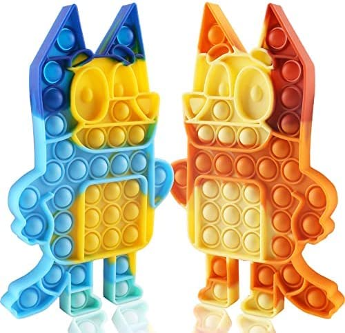 Photo 1 of 2 Pack pop BLUEY Fidget Toy, Sensory it Gift for Kids