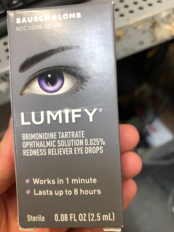 Photo 2 of LUMIFY Redness Reliever Eye Drops 0.08 Ounce (2.5mL)