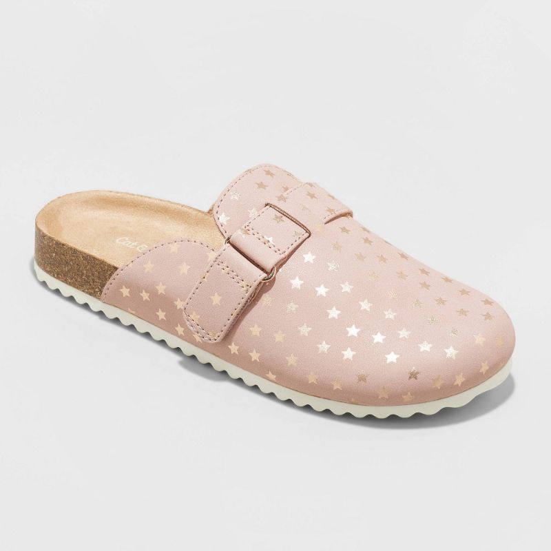 Photo 1 of Girls Perry Slip-On Clogs - Cat & JACK Pink 
SIZE 3