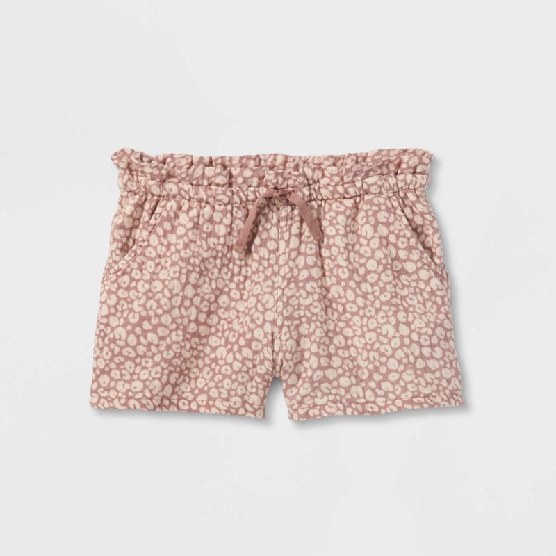 Photo 1 of Girls' Woven Gauze Shorts - Cat & Jack SIZE 4-5 XS