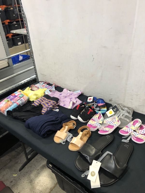 Photo 1 of bag lot misc clothing and shoes various sizes 