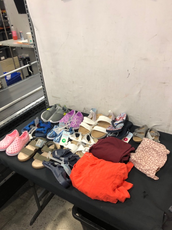 Photo 1 of bag lot clothing and shoes various sizes 