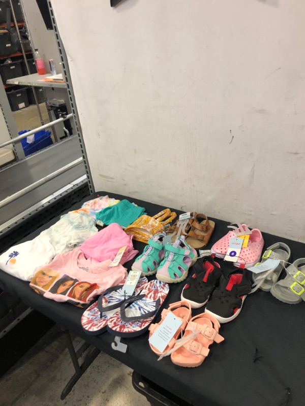 Photo 1 of bag lot clothing and shoes various sizes 