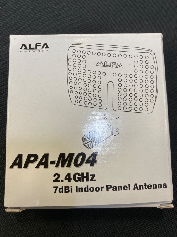 Photo 2 of Alfa 2.4HGz 7dBi Booster RP-SMA Panel High-Gain Screw-On Swivel Antenna for Alfa AWUS036H, AWUS036H1W, AWUS036NHV, AWUS036NHR, AWUS036NHA, AWUS051NH, AWUS036EW, AWUS036NEH, AWUS036NH, AWUS050NH, AIPW610H, APA05, WUS048NH and R36