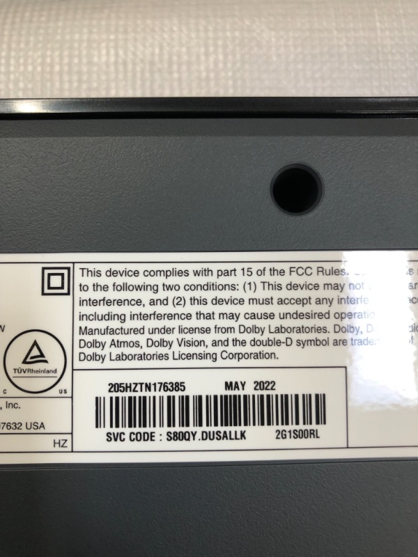 Photo 4 of LG S80QY 3.1.3ch Sound bar with Center Up-Firing, Dolby Atmos DTS:X, Works with Airplay2, Spotify HiFi, Alexa, High-Res Audio, IMAX Enhanced, Synergy with LG TV, Meridian, HDMI eARC, 4K Pass Thru S80QY Soundbar Only