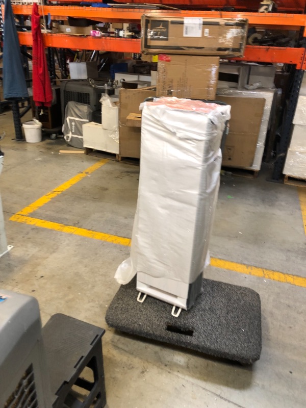 Photo 1 of Polk Signature Elite ES55 Tower Speaker - Hi-Res Audio Certified and Dolby Atmos & DTS:X Compatible, 1" Tweeter & (2) 6.5" Woofers, Polk Power Port Technology for Effortless Bass, Elegant White-Washed Signature Elite White------ONE OF THER LEGS AT THE BOT
