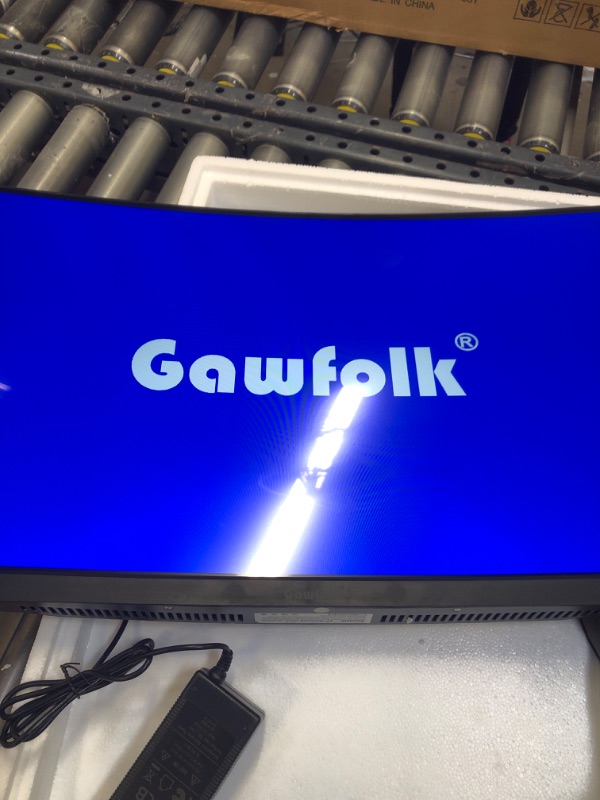 Photo 2 of Gawfolk Curved 27 inch Gaming Monitor 165Hz, 144Hz PC Monitor 1ms Full HD 1080P, Frameless 1800R Computer Display with FreeSync & Eye-Care Technology, Support VESA, DP, HDMI Port (Black)
