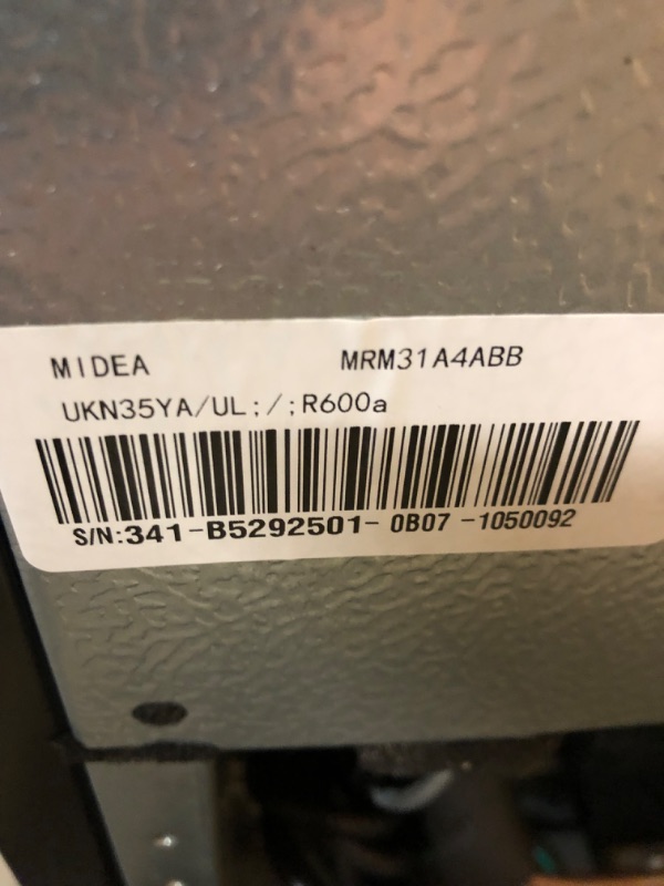 Photo 4 of Midea MRM31A4ABB Compact All Refrigerator, Thermoelectric Mini 3.1 Cubic Feet-fo
