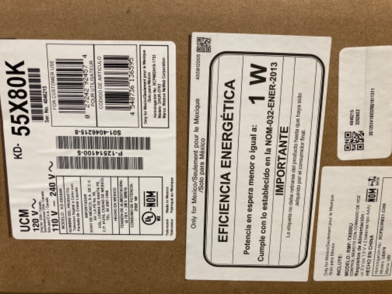 Photo 2 of Sony 55 Inch 4K Ultra HD TV X80K Series: LED Smart Google TV with Dolby Vision HDR KD55X80K- 2022 Model w/HT-A5000 5.1.2ch Dolby Atmos Sound Bar Surround Sound Home Theater with DTS 55 TV + A5000 Soundbar
