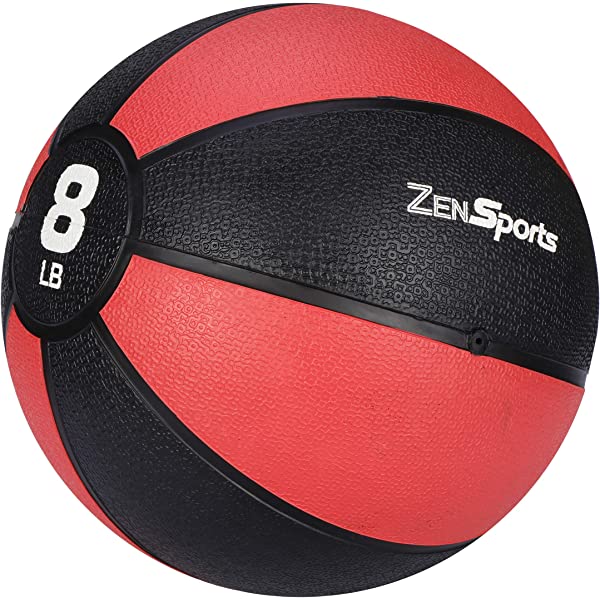 Photo 1 of Amazonbasics 8 Pound Medicine Ballexercise Ballworkout Ballred/blacknwot