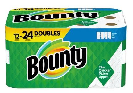 Photo 1 of Bounty Select-A-Size Paper Towels, White, 12 Double Rolls, 12 Count New
