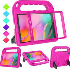 Photo 1 of BMOUO Kids Case for Samsung Galaxy Tab A8 10.5 inch 2022 (SM-X200/X205/X207), Galaxy Tab A8 Case with Screen Protector, Shockproof Handle Stand Case for Samsung Galaxy Tab A8 10.5” Tablet 2022, PINK
