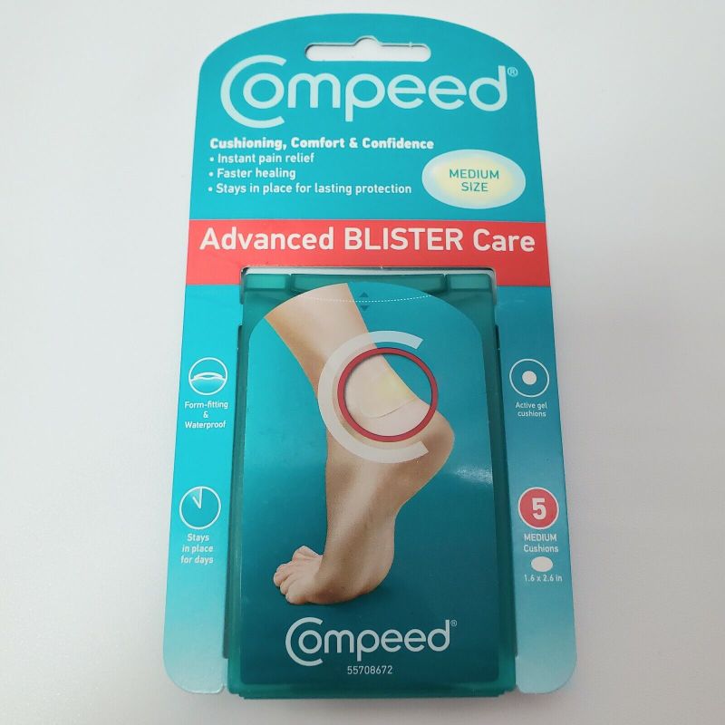 Photo 1 of "New" Compeed Advanced Blister Care Pack of 5 Medium Cushions
2 PACK EXP 10/2022