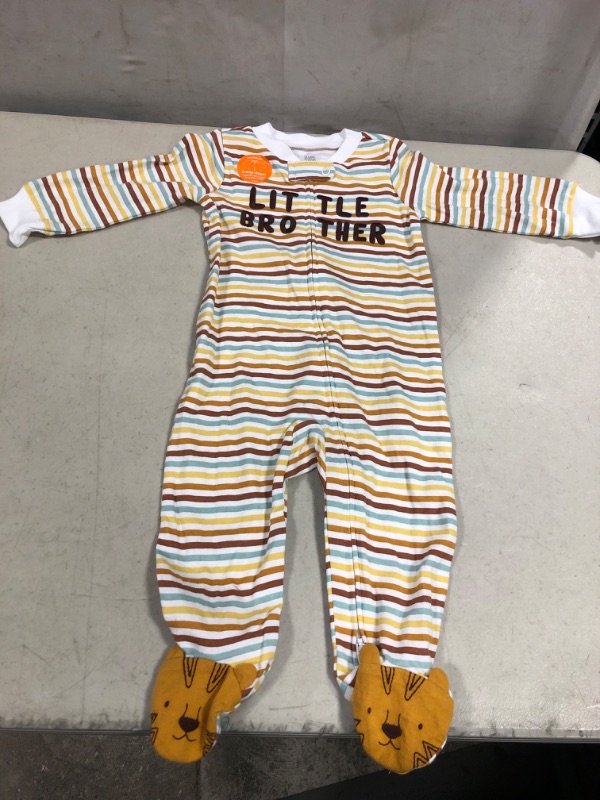 Photo 2 of Baby Boys' Little Brother' Footed Pajama - Just One You® Made by Carter's, 9M 