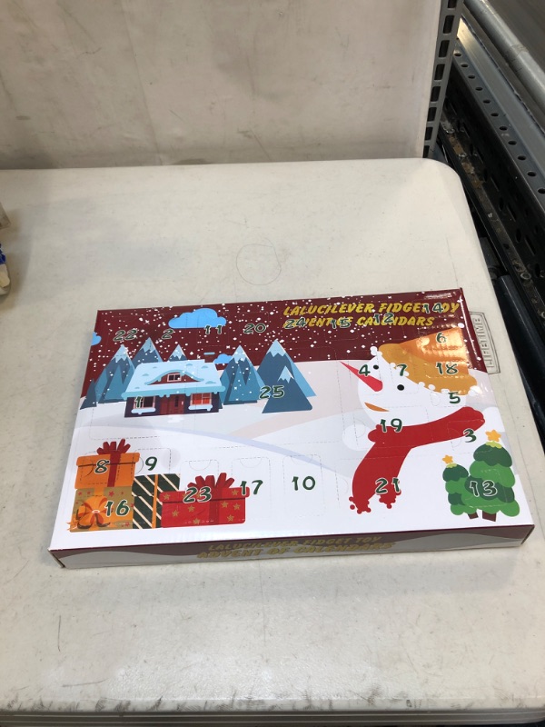 Photo 1 of Advent Calendar 2022, Lalucilever 25 Days Christmas Holiday Countdown Advent Calendars, Christmas Pop Fidget Toy Set Gift Box, Surprise Party Toy Gifts for Toddler Kids Teens Girls Age 3-12 Year Old.

