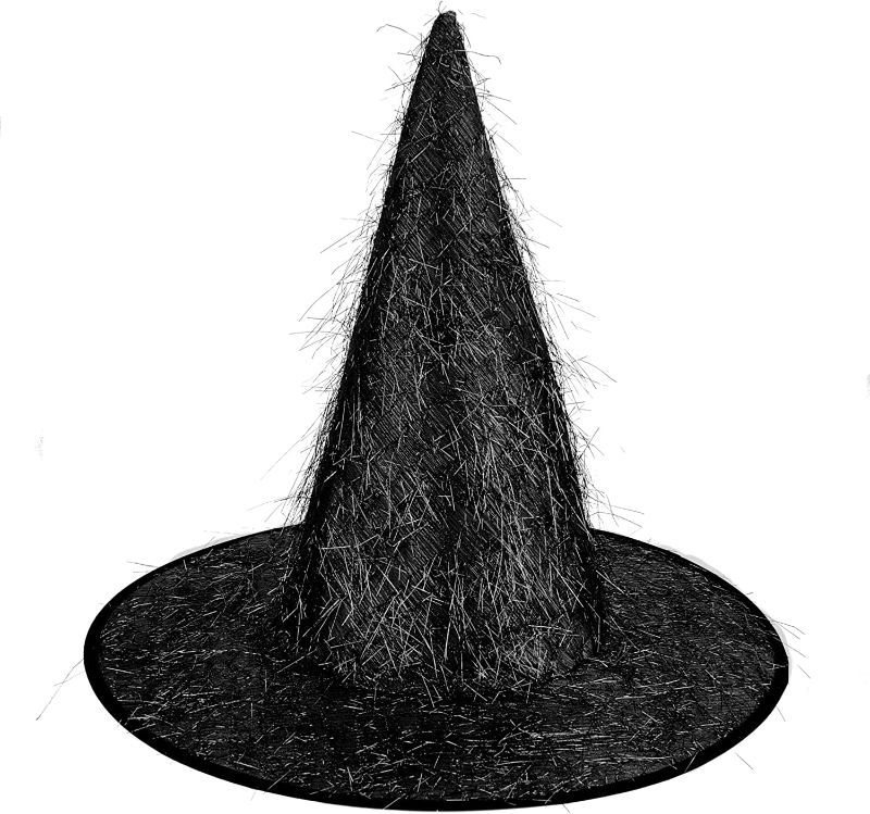 Photo 2 of Halloween Witch Hat Party Costume Accessory Women Cap for Halloween Party Cosplay Masquerade
