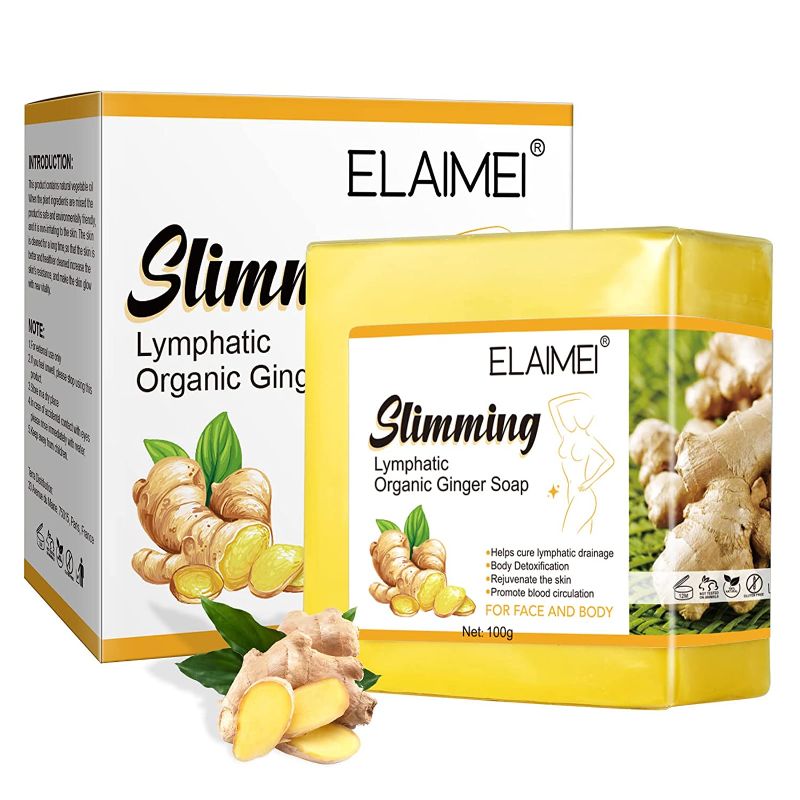 Photo 1 of Ylovein Slimming Lymphatic Organic Ginger Soap: Relieve Swelling Moisturizing Deep Clean Slimming Ginger Soap for Face, Hair, Bath
, EXP 20APR2025, FACTORY SEALED