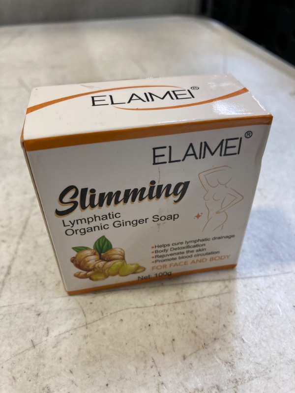 Photo 2 of Ylovein Slimming Lymphatic Organic Ginger Soap: Relieve Swelling Moisturizing Deep Clean Slimming Ginger Soap for Face, Hair, Bath
, EXP 20APR2025, FACTORY SEALED