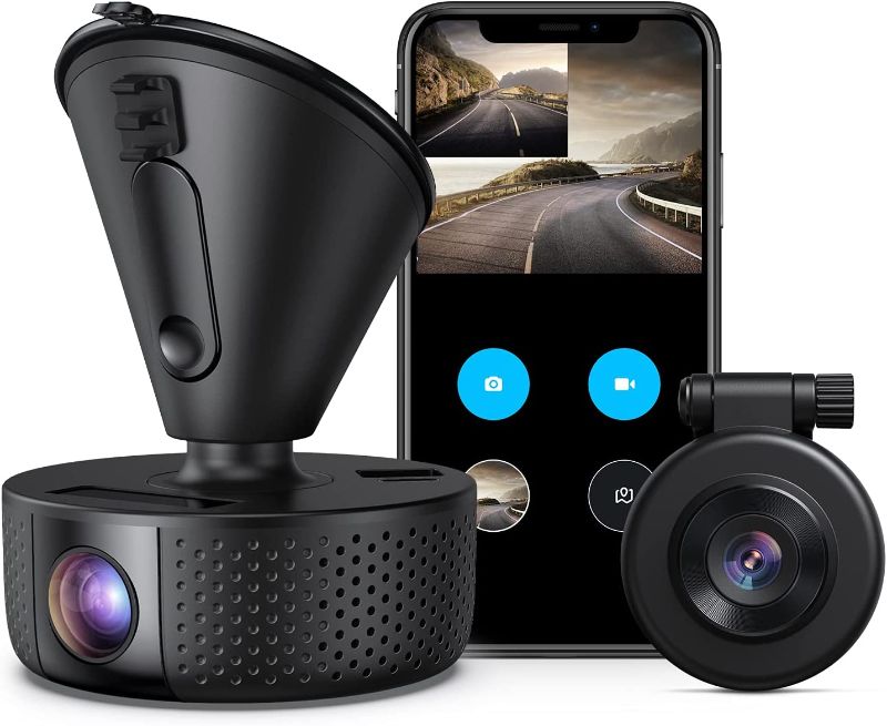 Photo 1 of Dash Cam, VAVA 1920x1080P@60fps Wi-Fi Car Dash Camera with GPS, 360° View Dashboard Camera Recorder with Sony Night Vision Sensor, Parking Mode, G-Sensor, Support 128GB max
FACTORY SEALED 