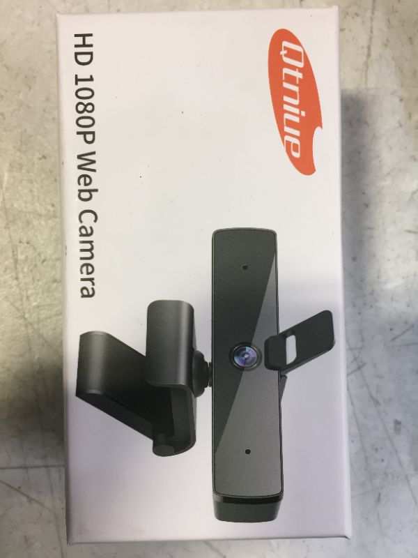 Photo 2 of Qtniue Webcam with Microphone and Privacy Cover, FHD Webcam 1080p, Desktop or Laptop and Smart TV USB Camera for Video Calling, Stereo Streaming and Online Classes
