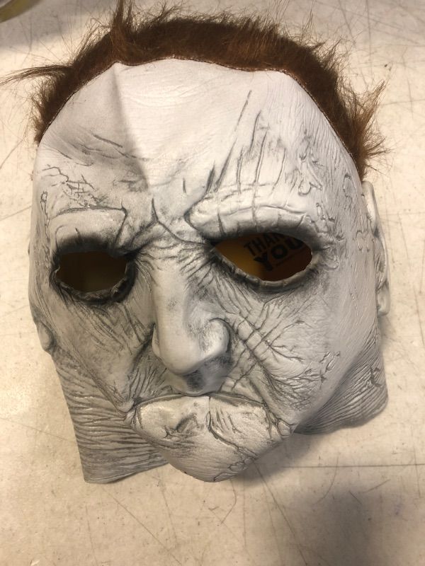 Photo 2 of 2022 Michael Myers Mask Halloween Latex Horror Scary Mask for Cosplay Costume Latex Props
