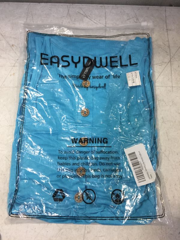Photo 1 of EASYDWELL Sleeveless Casual Summer Flare Tshirt Dress with Pockets Sundresses for Women SMALL
