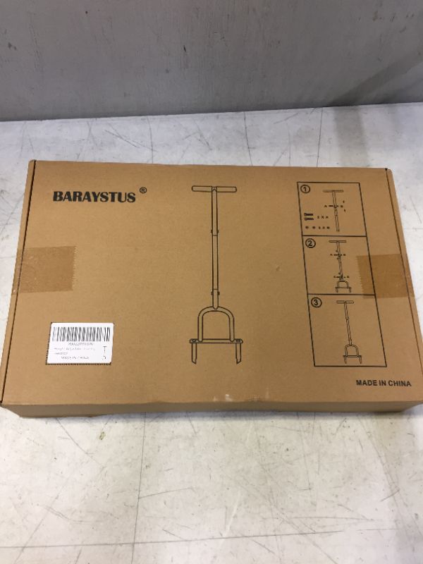 Photo 2 of BARAYSTUS Height Adjustable Manual Lawn Aerator Coring Aerator Hand Core Aerating Tool Heavy Duty Aerator for Compacted soils and Lawns Garden Tools.