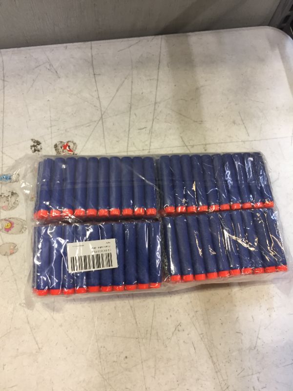 Photo 2 of 200pcs Darts Refill Foam Bullets Ammo for Nerf N-Strike Elite Blasters Gun Blue
