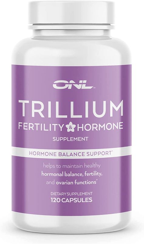 Photo 1 of Trillium Fertility Supplements for Women, Hormone Balance Inositol Capsules, Potent Formula,120 Capsules with 2000mg Myo-Inositol EXP 8/2023