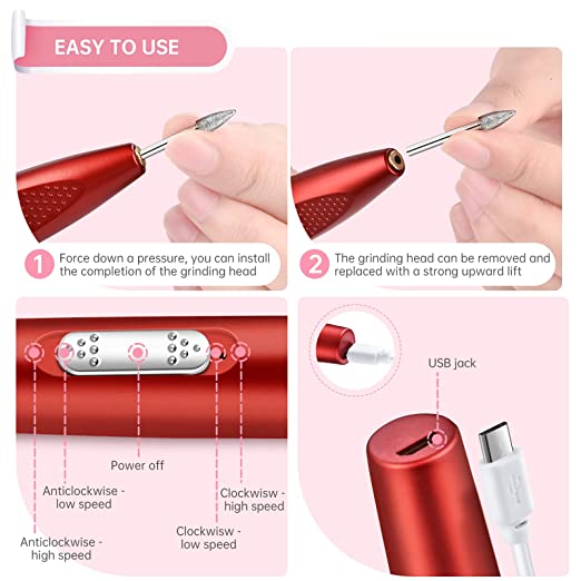 Photo 1 of  Portable Electric Nail Drill Kit,