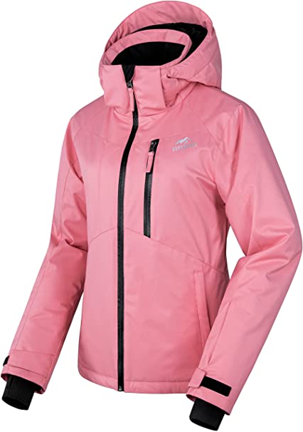 Photo 1 of RUPUMPACK Women's Waterproof Ski Jackets: Insulated Windproof Hooded Coat Warm Snowboard Jacket - Winter Raincoat for Skiing
Size M