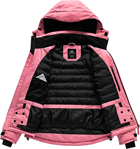 Photo 2 of RUPUMPACK Women's Waterproof Ski Jackets: Insulated Windproof Hooded Coat Warm Snowboard Jacket - Winter Raincoat for Skiing
Size M