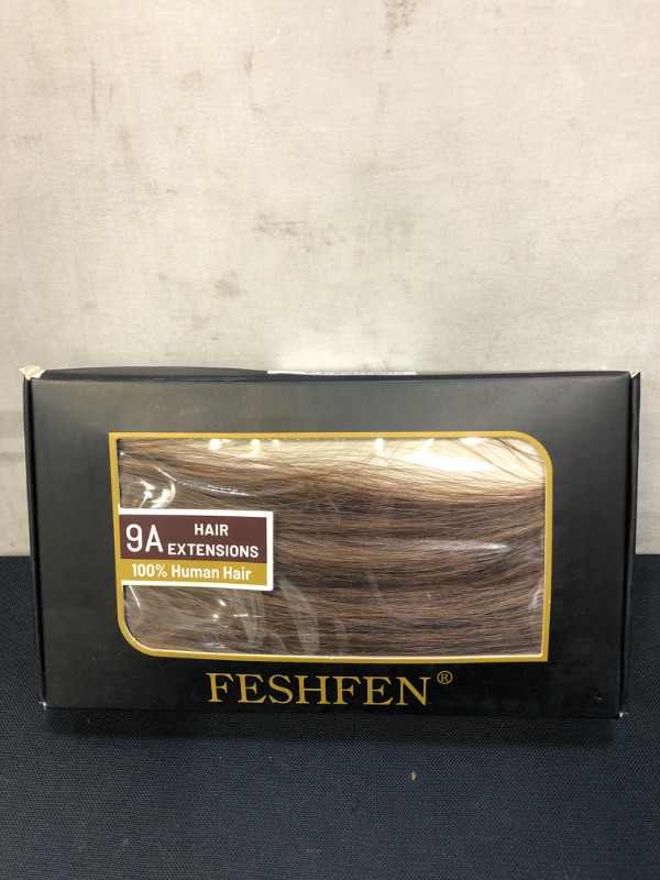 Photo 2 of FESHFEN CLIP IN HUMAN HAIR EXTENSIONS FOR WOMEN 9A 20 INCH 120G