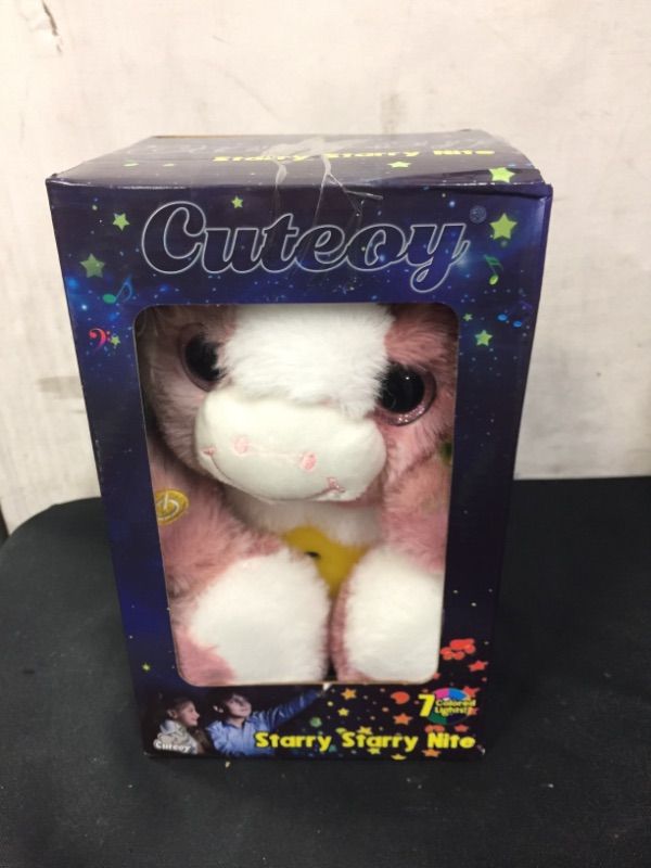 Photo 1 of CUTEOY UNICORN STAR PROJECTOR PLUSH NIGHT LIGHT STUFFED ANIMALS MUSICAL SOOTHER TOYS FOR KIDS