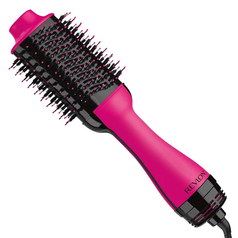 Photo 1 of REVLON One-Step Volumizer Original 1.0 Hair Dryer and Hot Air Brush, Pink ( USED ITEM ) 
