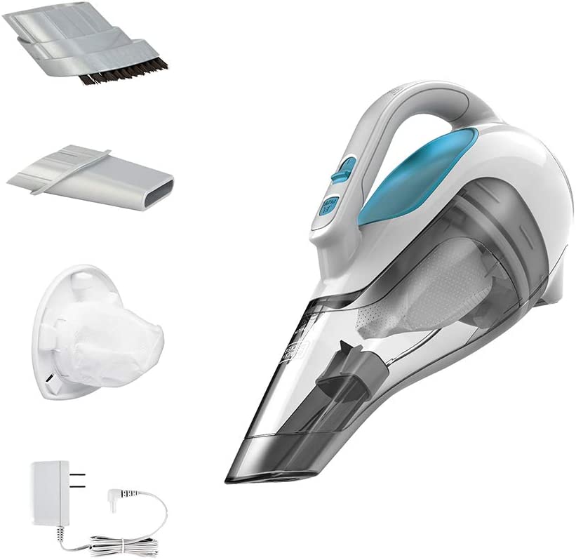 Photo 1 of BLACK+DECKER dustbuster Cordless Handheld Vacuum, Flexi Blue/Grey/White (HHVI315JO42) ( USED ITEM ) 
