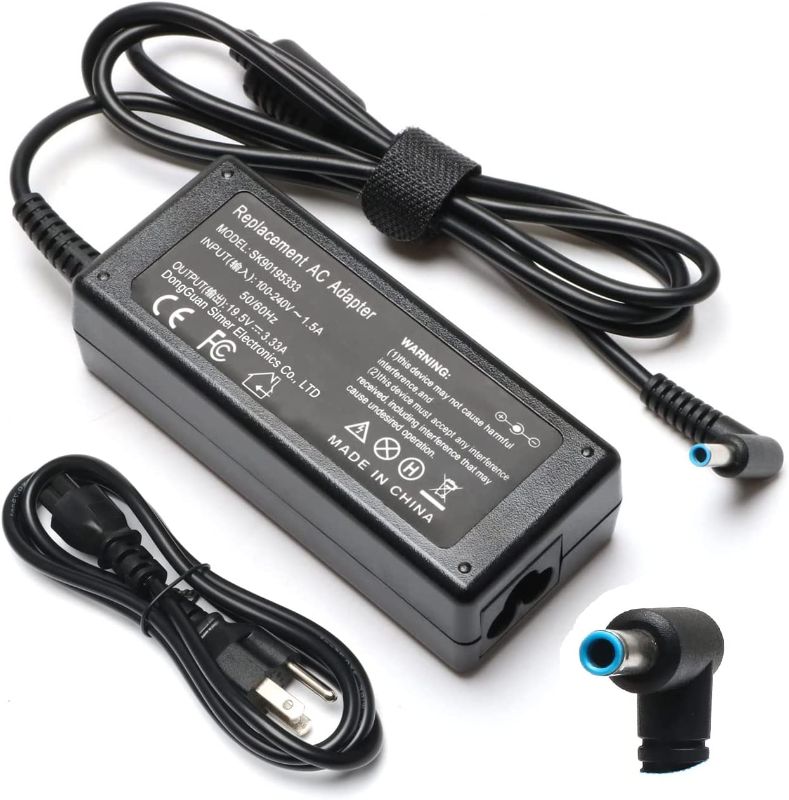 Photo 1 of 65W Adapter Laptop Charger for HP Chromebook 11 14 G3 G4 X360 Series Notebook Charger 