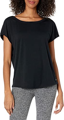 Photo 1 of Amazon Essentials Women's Studio Relaxed-Fit Open-Back Short-Sleeve T-Shirt
SIZE M 