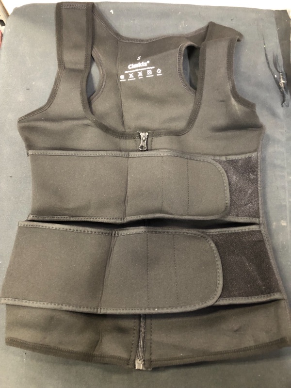 Photo 2 of Cimkiz Sauna Vest for Mens Waist Trainer Zipper Neoprene Sauna Suit Tank Top
SIZE SMALL