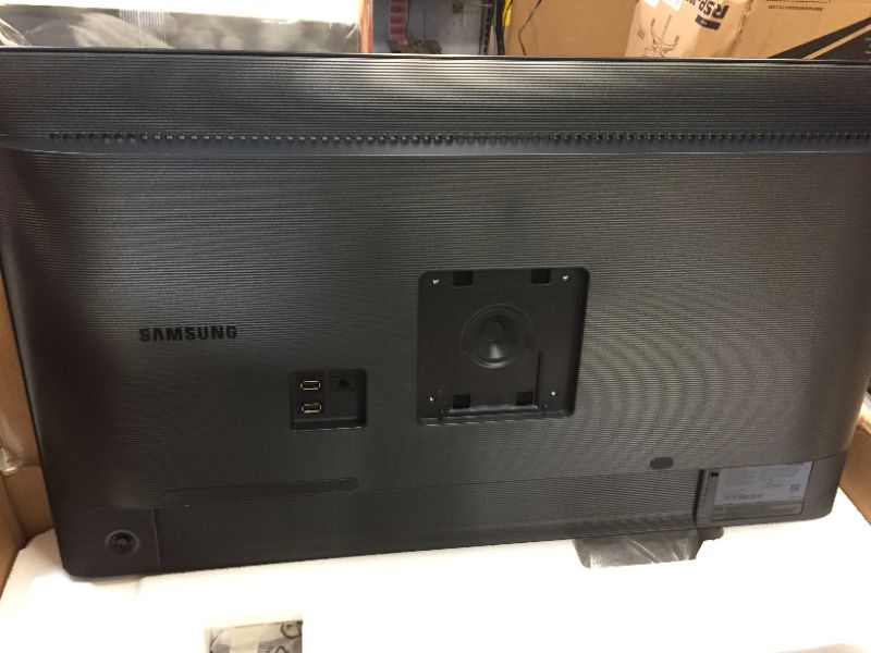 Photo 4 of SAMSUNG TU87F Series 32-Inch 4K UHD Pro Monitor w/Thunderbolt 3, * MINOR USE *  VA Panel, 60Hz, 5ms, HDR10, sRGB, HDMI, Dual 4K Display, Fully Adjustable Stand, Eye Saver Mode (LF32TU874VNXGO) Dark Blue Gray