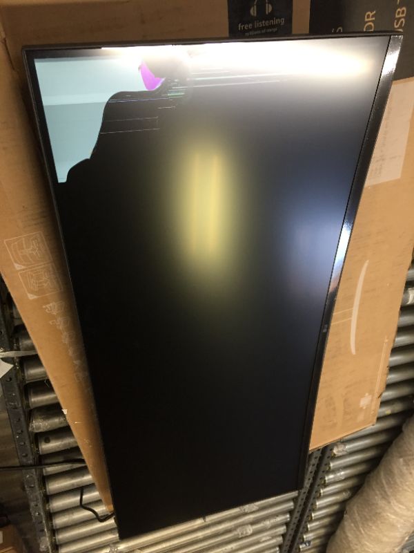 Photo 3 of LG UltraWide QHD 34-Inch Curved Computer Monitor 34WQ73A-B, IPS with HDR 10 Compatibility, Built-In KVM, and USB Type-C, Black Power Delivery : 90W