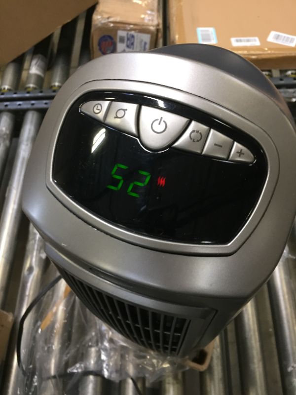 Photo 3 of Lasko 1500W Digital Ceramic Space Heater with Remote, 755320, Silver