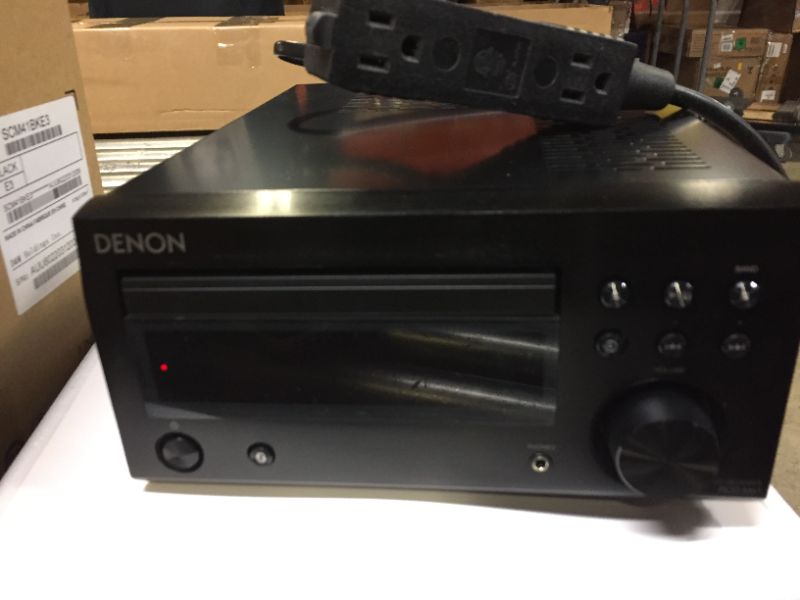 Photo 2 of Denon D-M41 Home Theater Mini Amplifier - Compact HiFi Stereo System with CD, FM/AM Tuner and Wireless Bluetooth Music * TURNS ON THEN OFF * 
